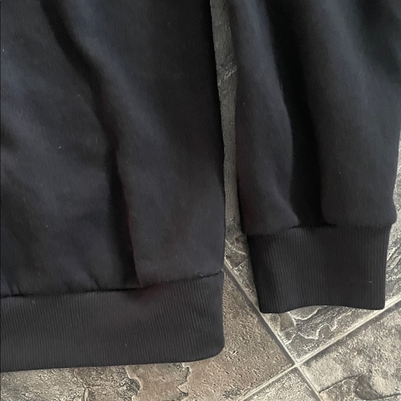 Women’s Black Hoodie with Laces Detail Grunge Whimsigoth Streetwear - Picture 4 of 7